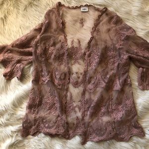Lace cover up